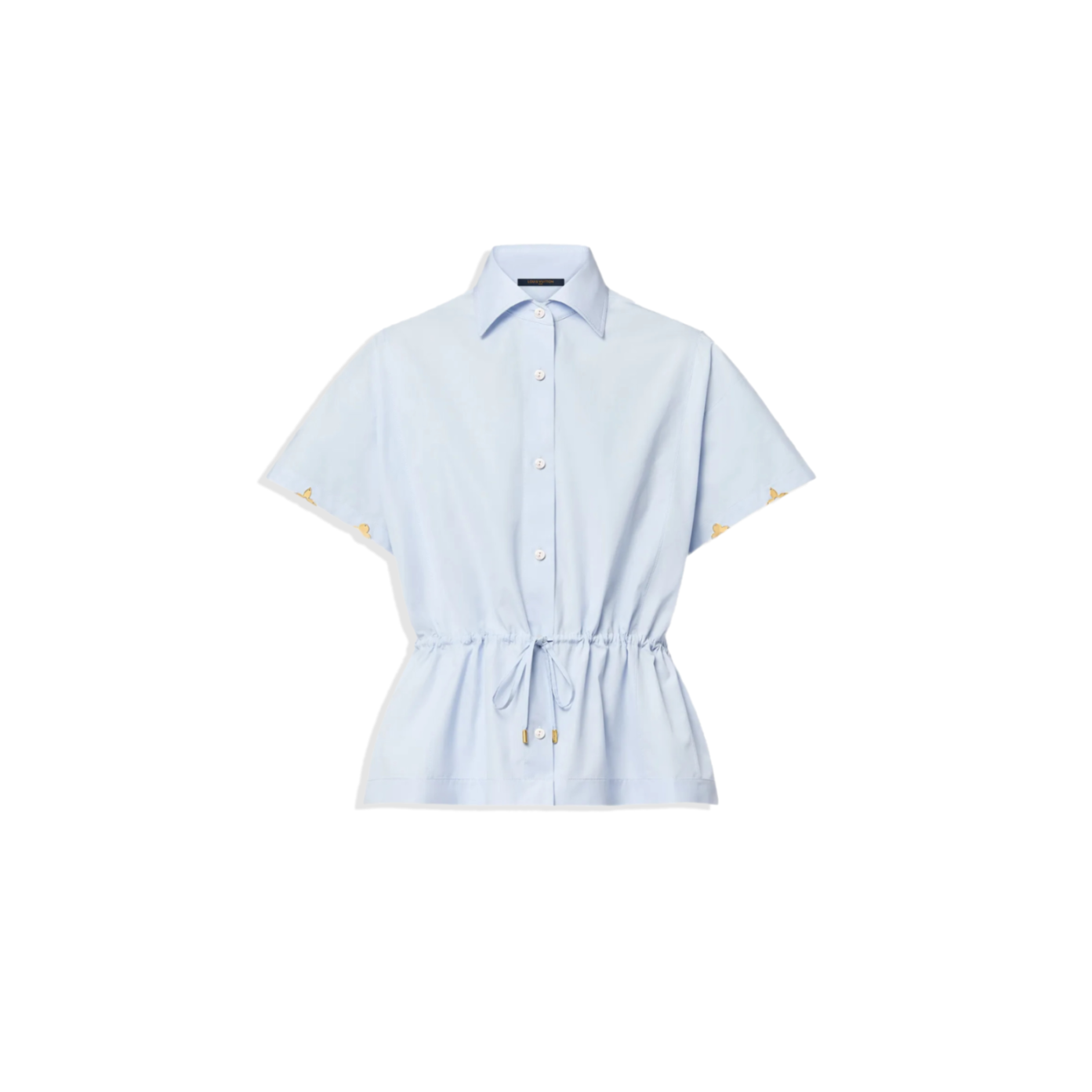 LOUIS VUITTON DRAWSTRING WAIST COTTON POPLIN SHIRT 1AGQMN